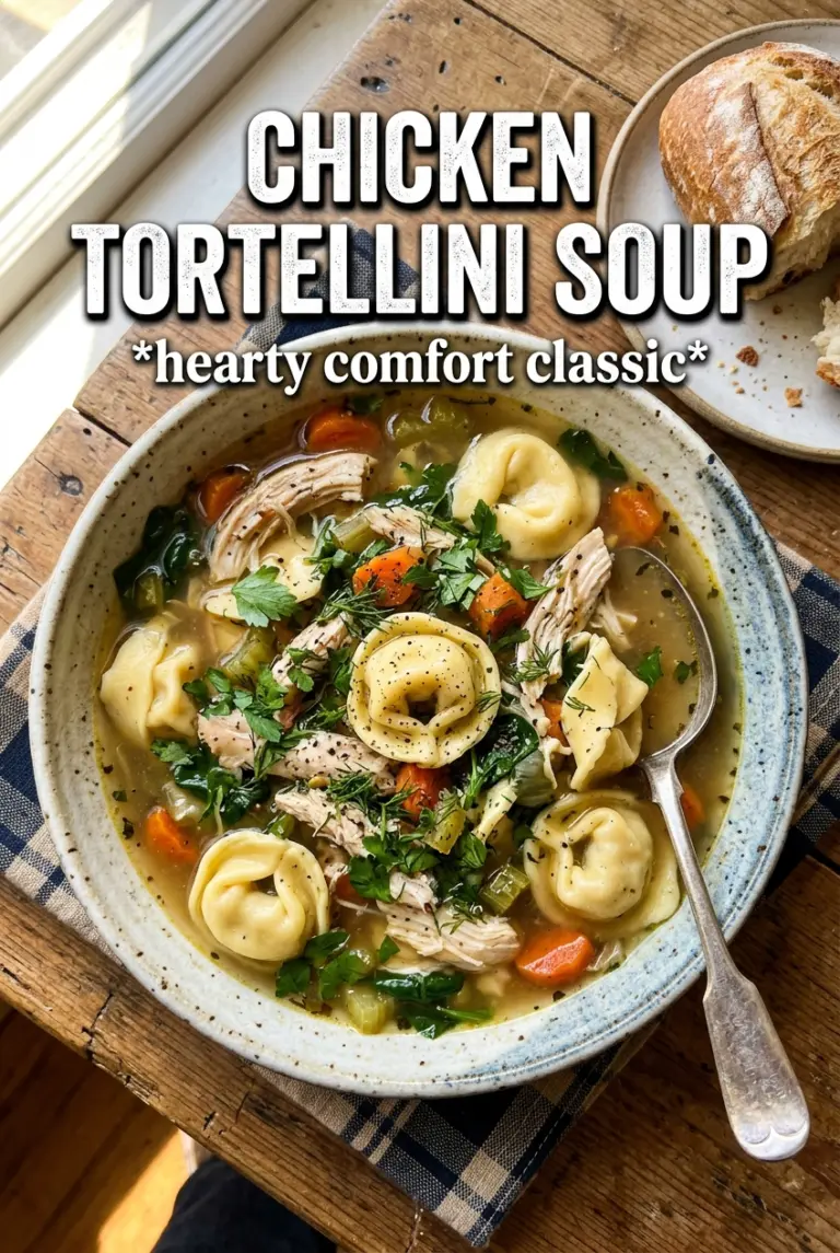 Chicken Tortellini Soup