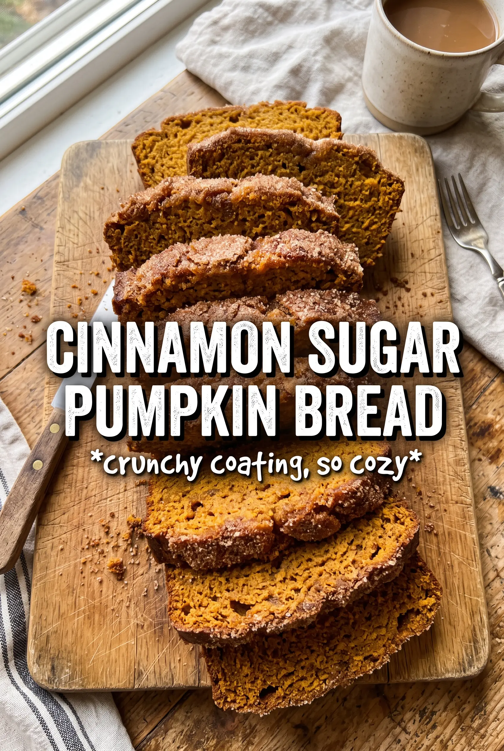 Cinnamon Sugar Pumpkin Bread