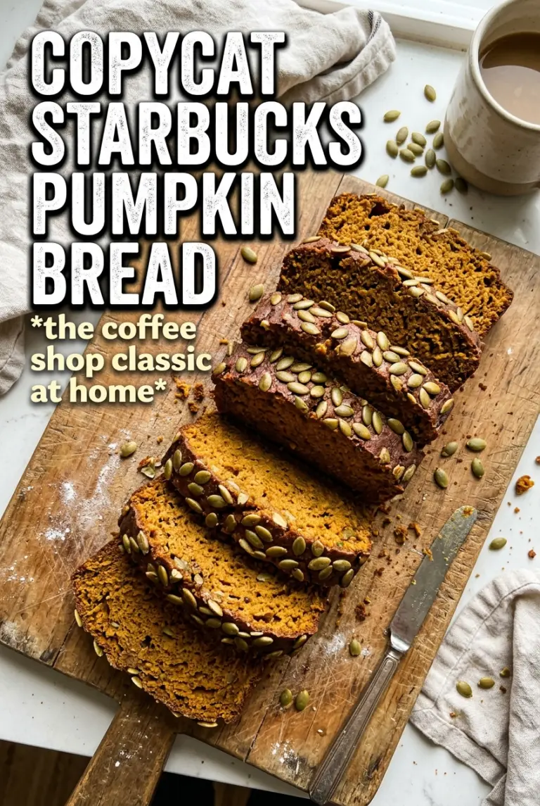 Copycat Starbucks Pumpkin Bread