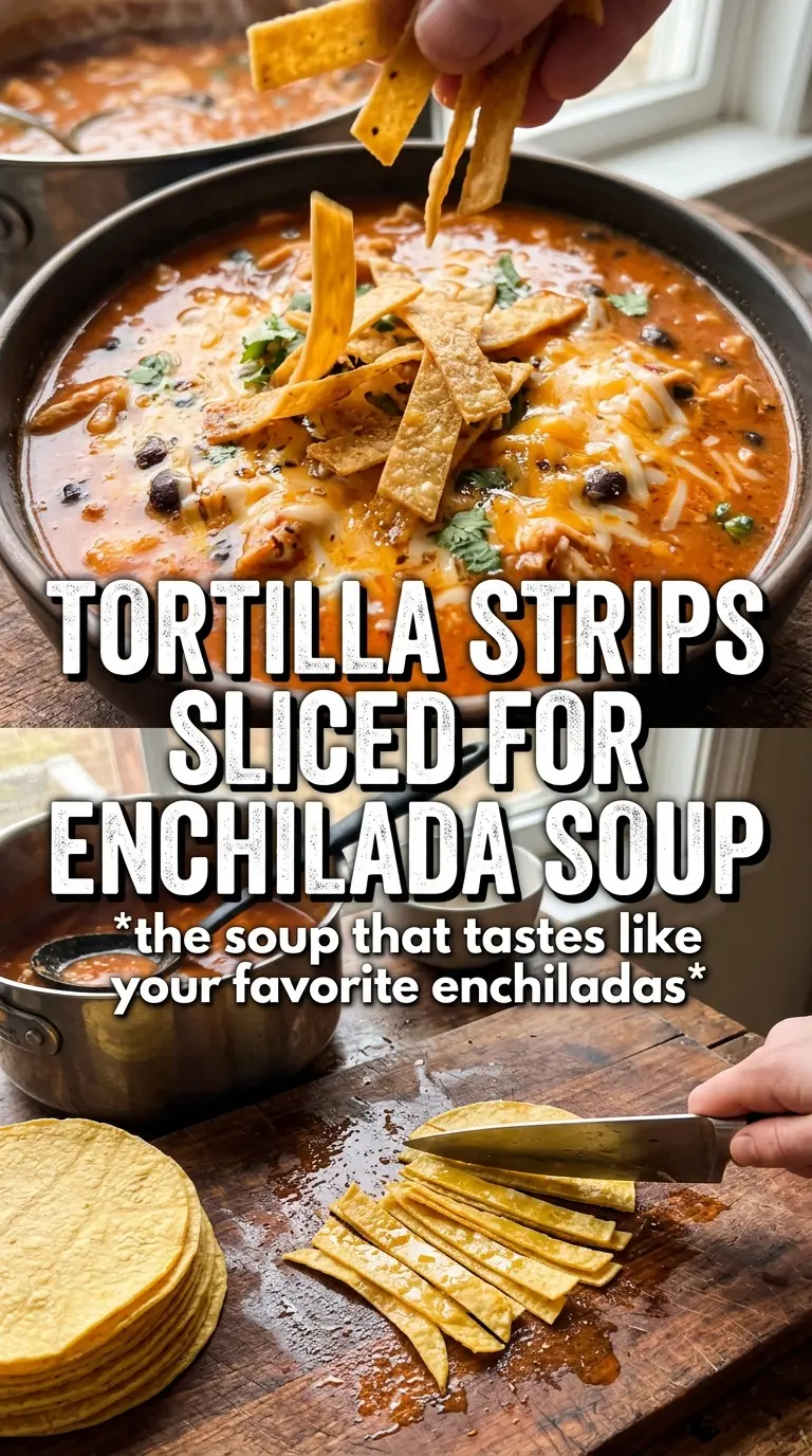 Creamy Chicken Enchilada Soup creamy Tex-Mex shredded chicken