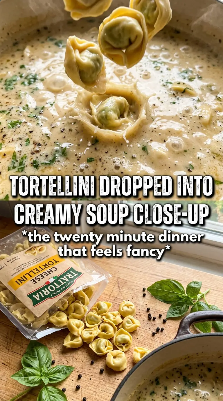 Creamy Tortellini Soup rich creamy hearty