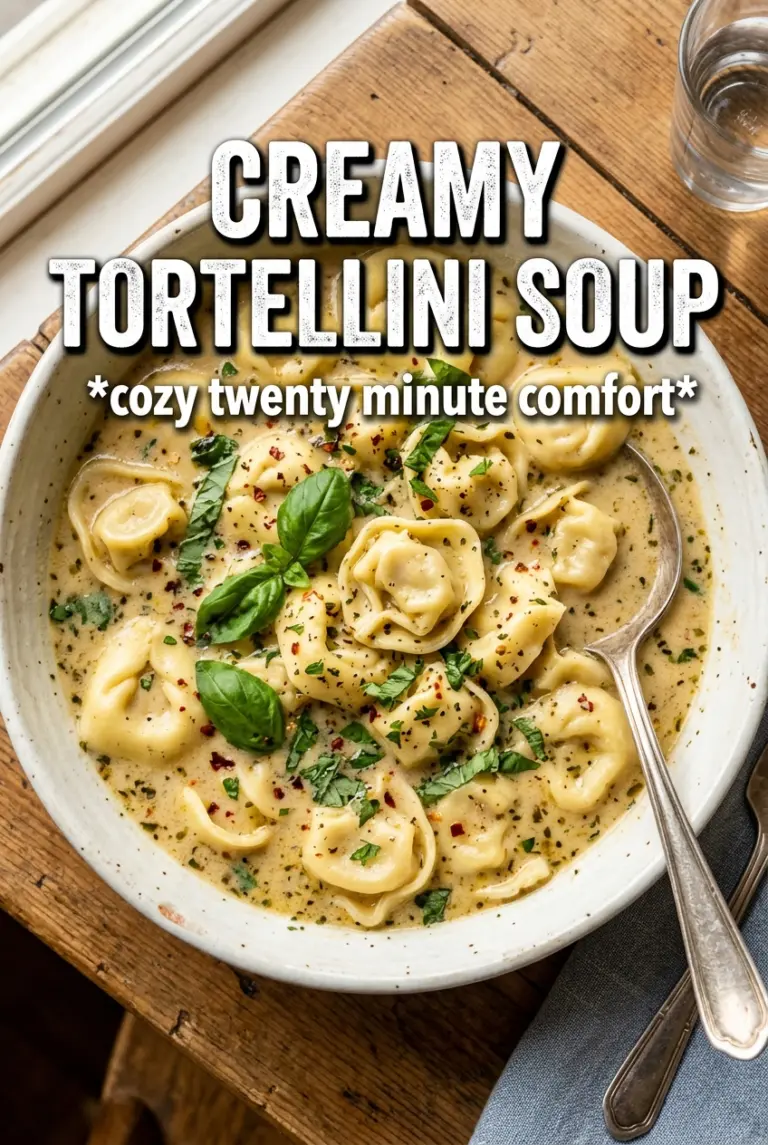 Creamy Tortellini Soup