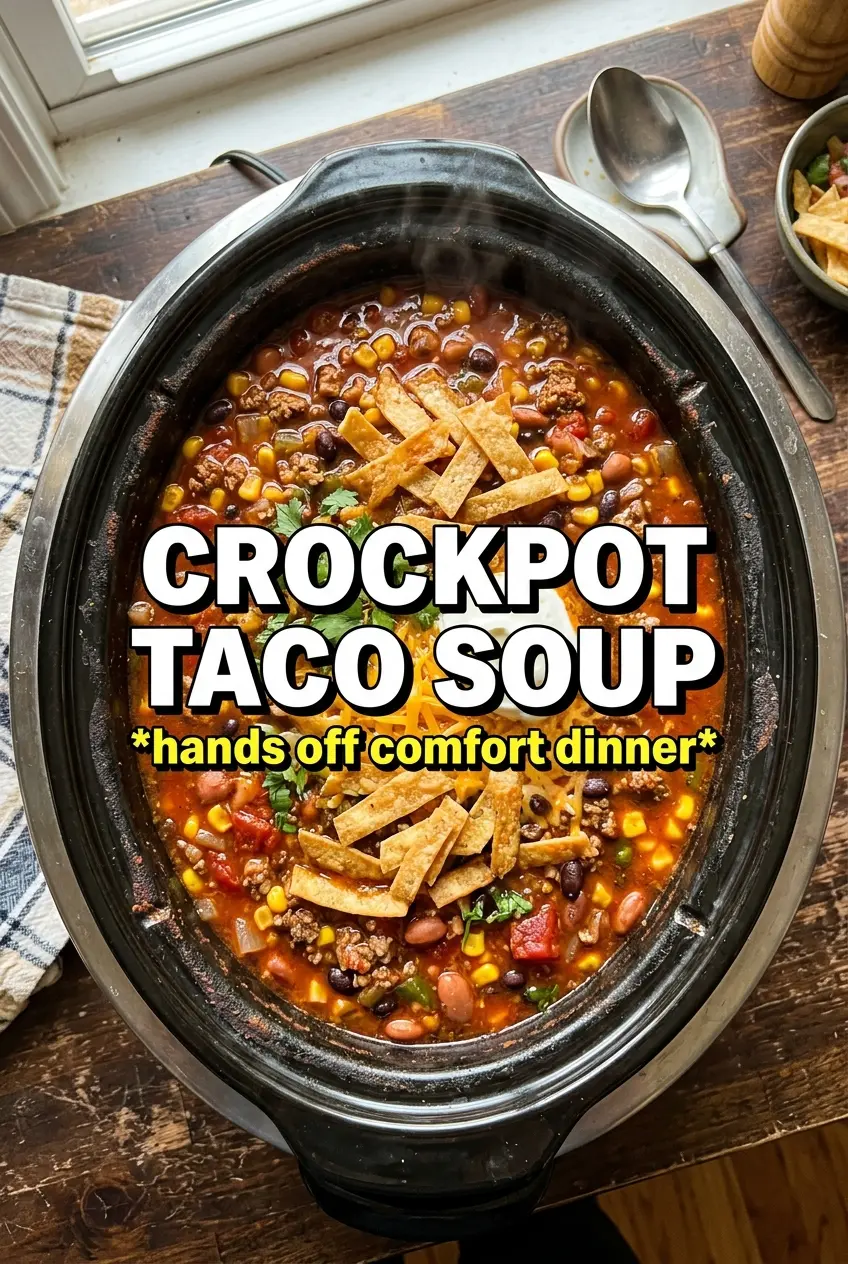 Crockpot Taco Soup