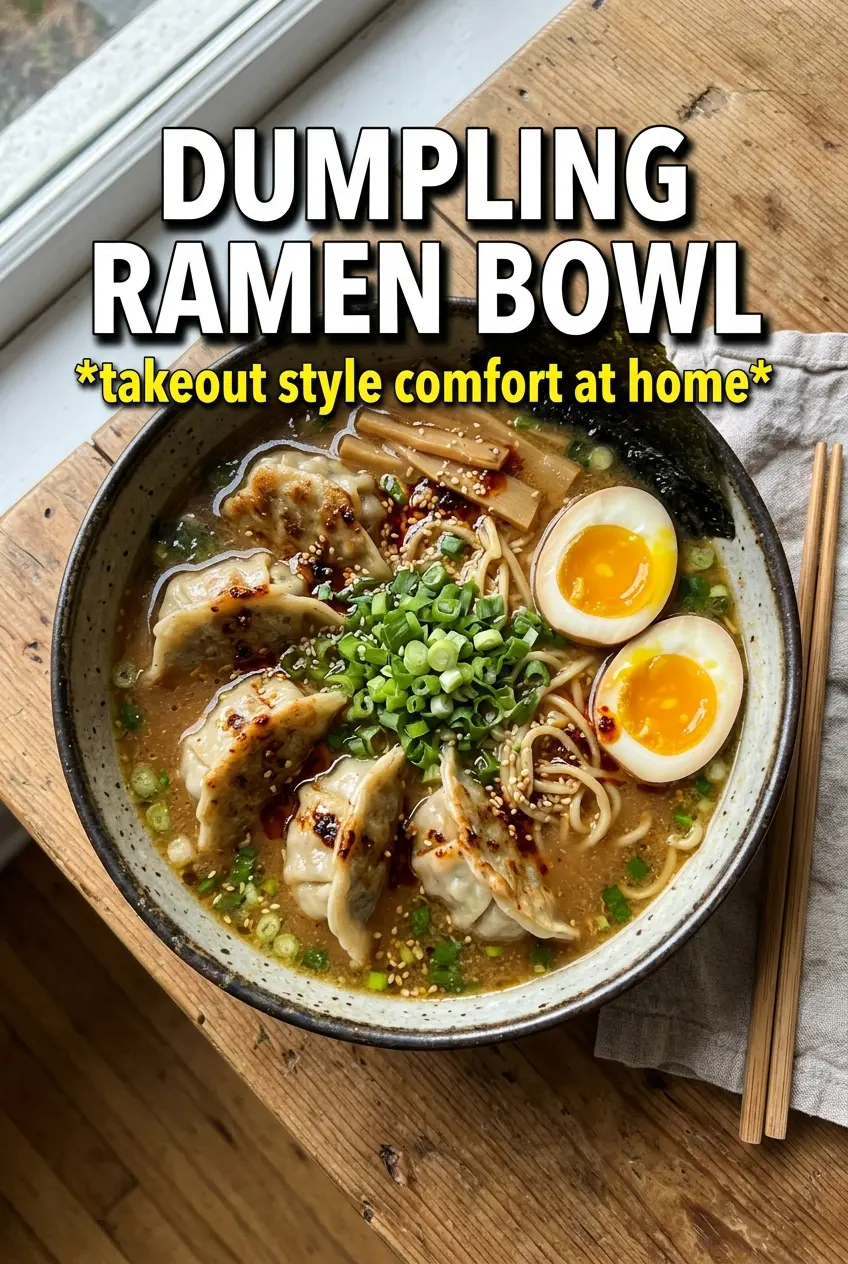 Dumpling Ramen Bowl