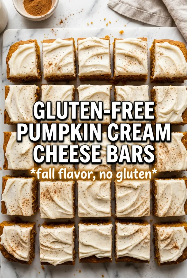 Gluten-Free Pumpkin Bars With Cream Cheese Frosting