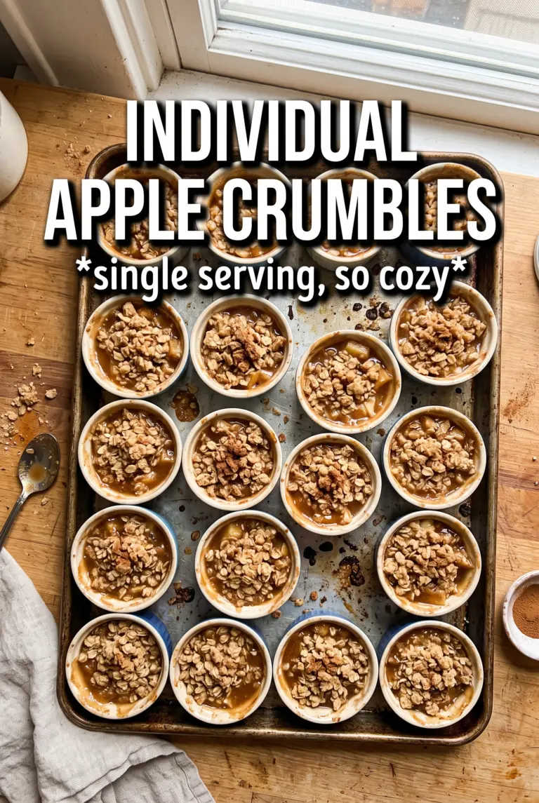 Individual Apple Crumbles