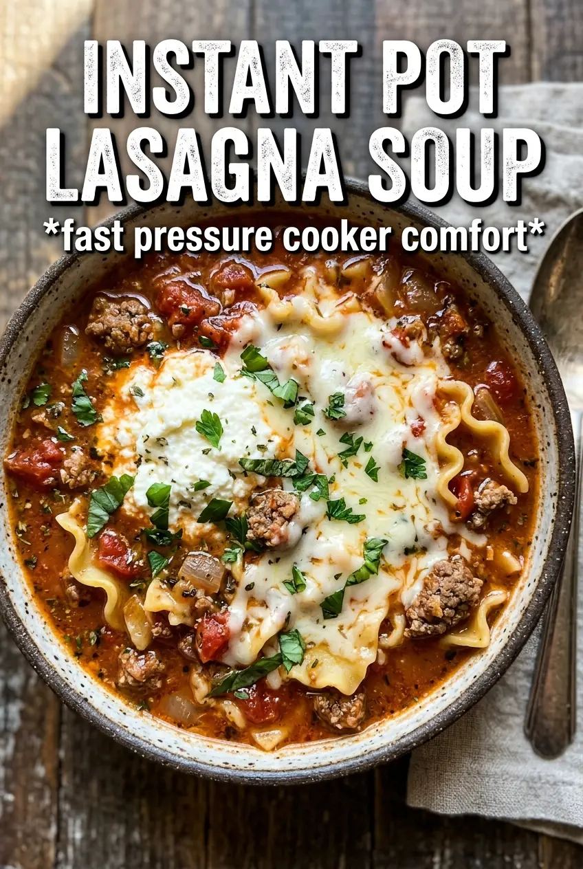Instant Pot Lasagna Soup