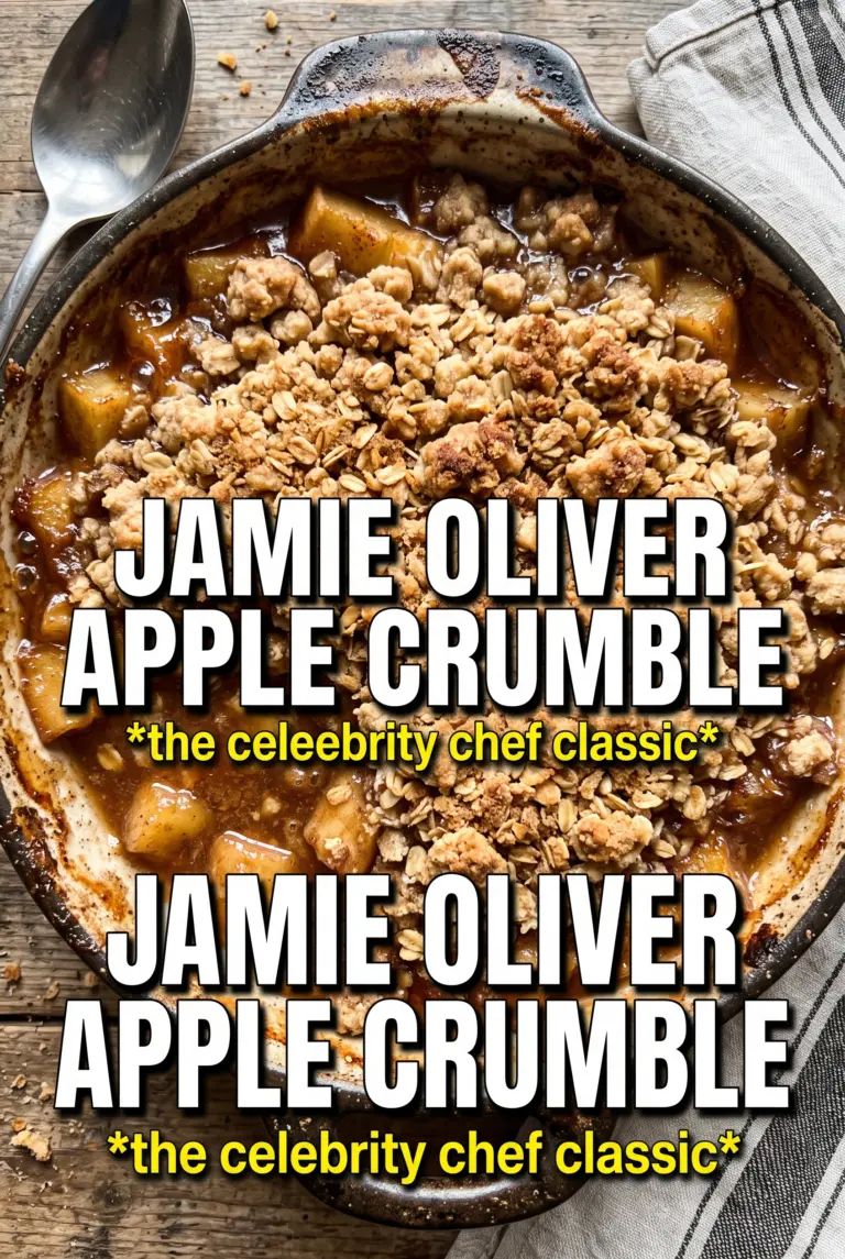 Jamie Oliver Apple Crumble