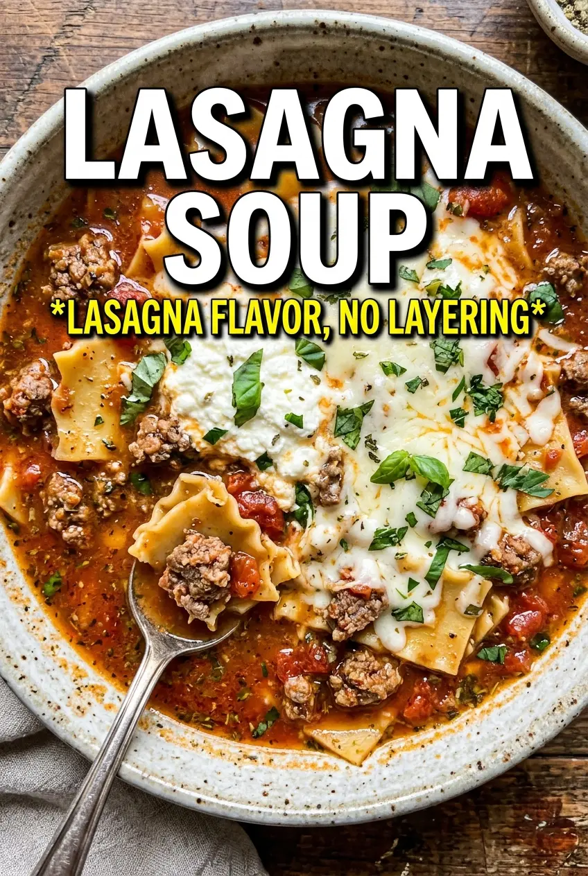 Lasagna Soup