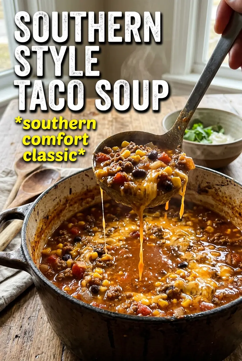 Paula Deen Taco Soup