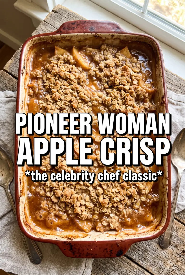 Pioneer Woman Apple Crisp