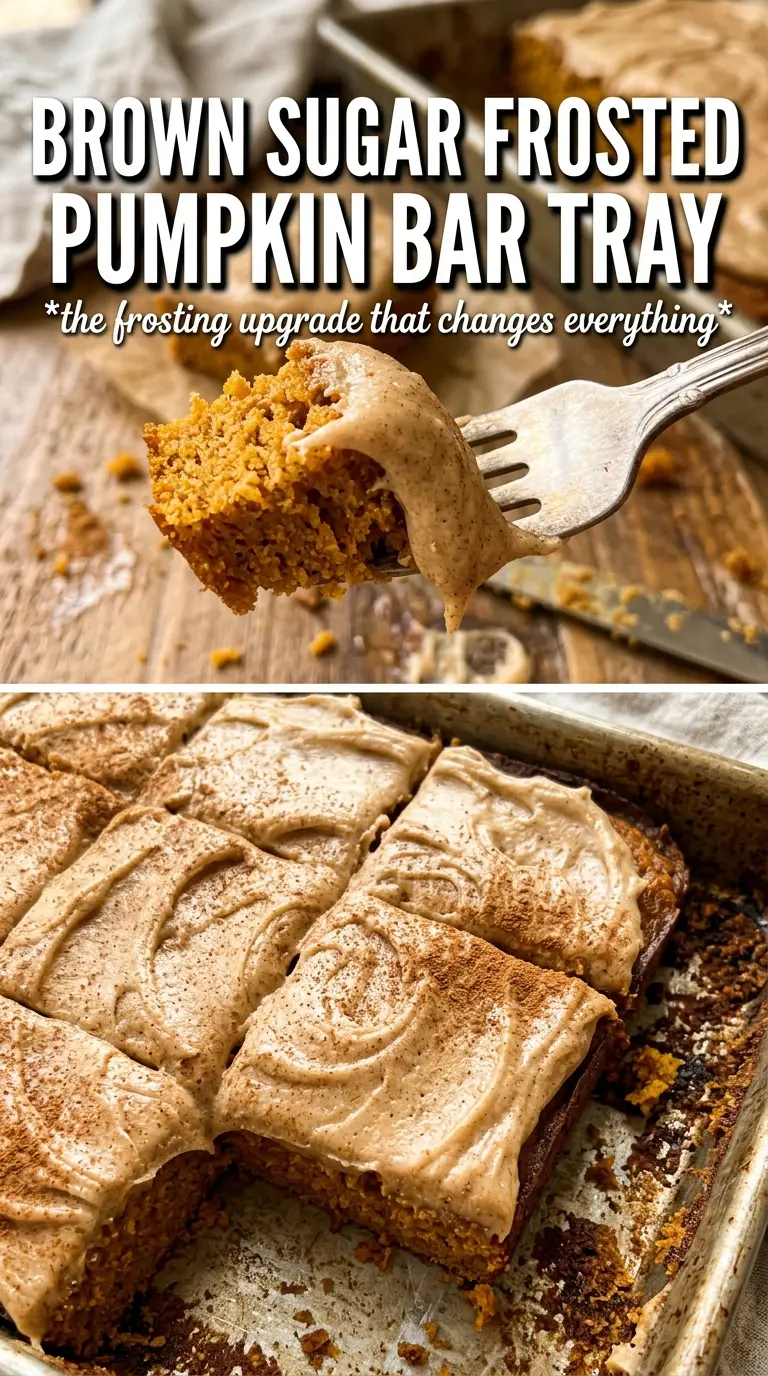 Pumpkin Bars With Brown Sugar Frosting soft spiced caramel
