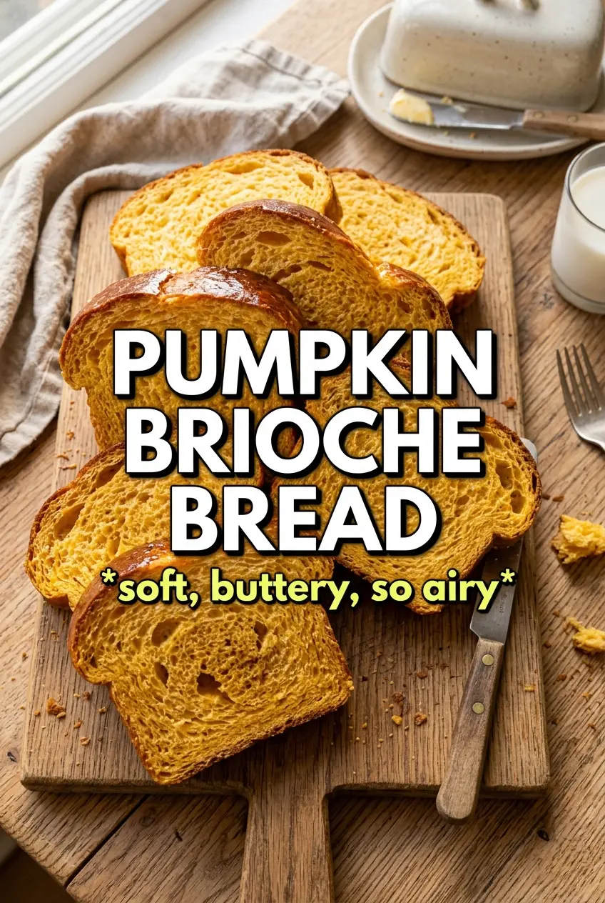 Pumpkin Brioche Bread