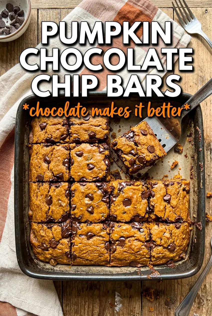 Pumpkin Chocolate Chip Bars