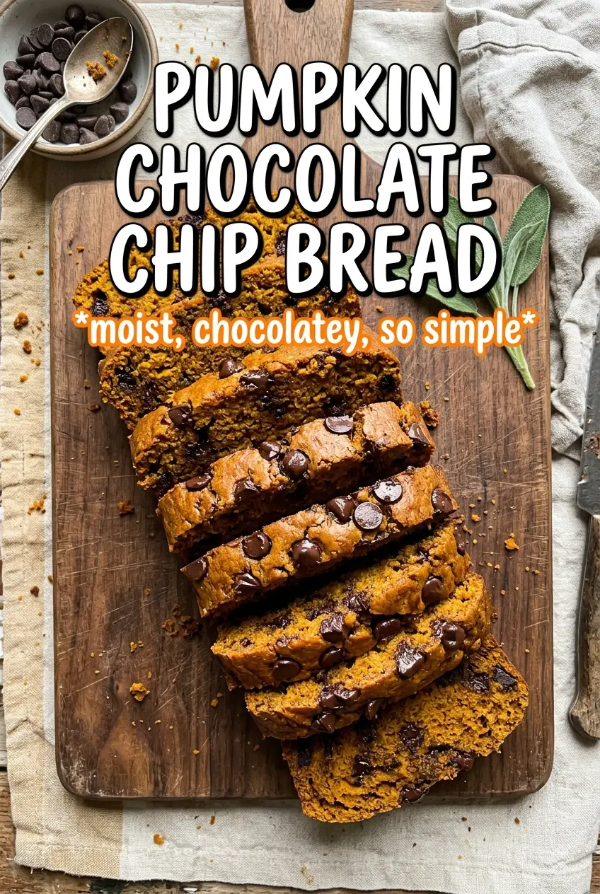 Pumpkin Chocolate Chip Bread