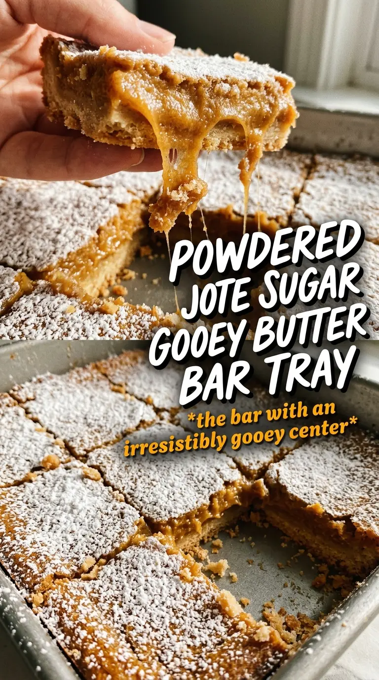 Pumpkin Gooey Butter Bars pumpkin cream cheese bars powdered sugar