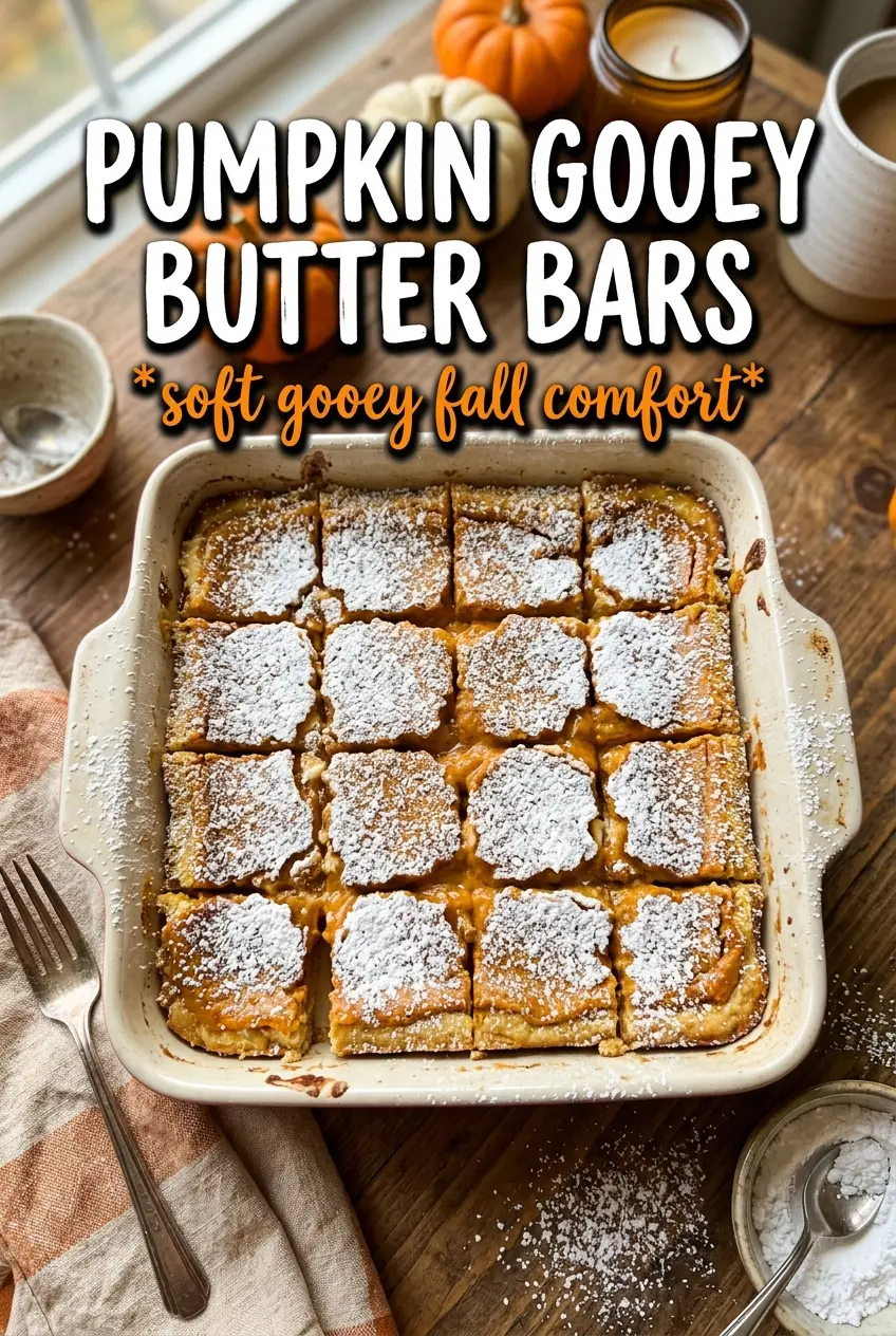Pumpkin Gooey Butter Bars