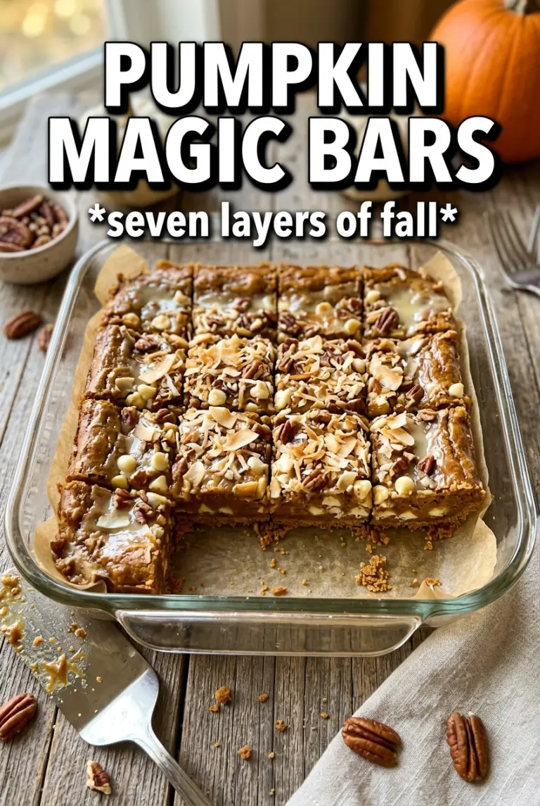 Pumpkin Magic Bars