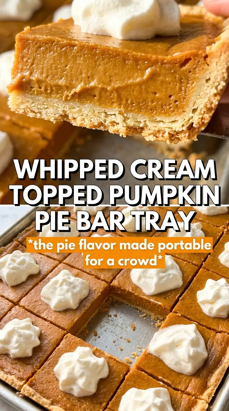 Pumpkin Pie Bars creamy spiced