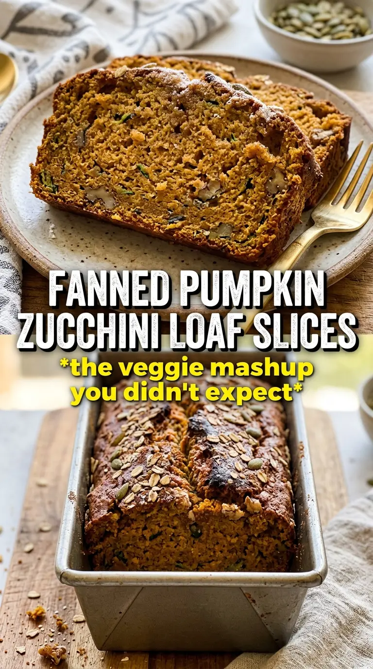 Pumpkin Zucchini Bread moist cinnamon glazed
