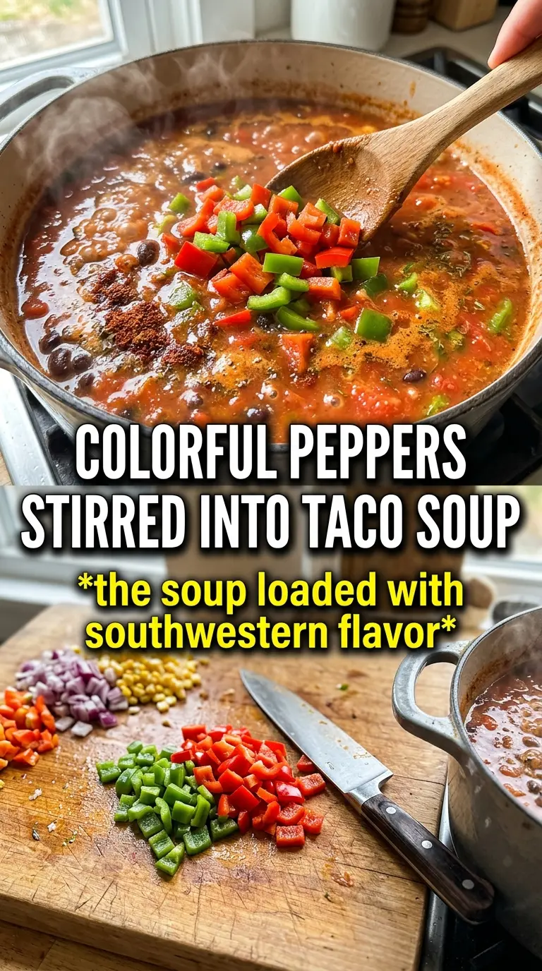 Santa Fe Taco Soup smoky hearty toppings