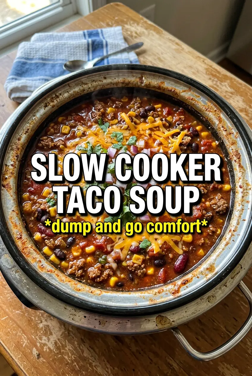 Slow Cooker Taco Soup