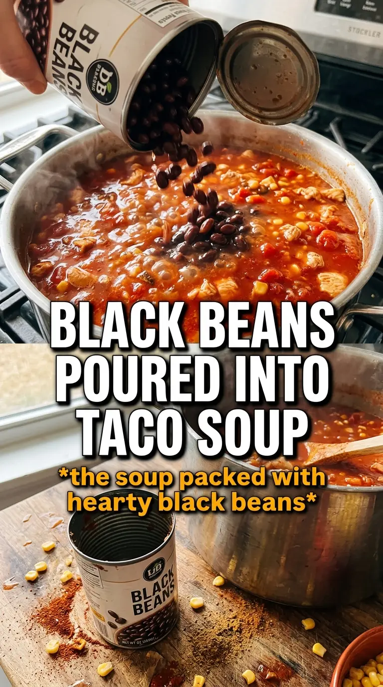 Taco Soup With Black Beans bold Tex-Mex beans