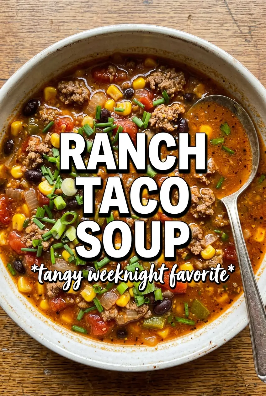 Taco Soup With Ranch Packet