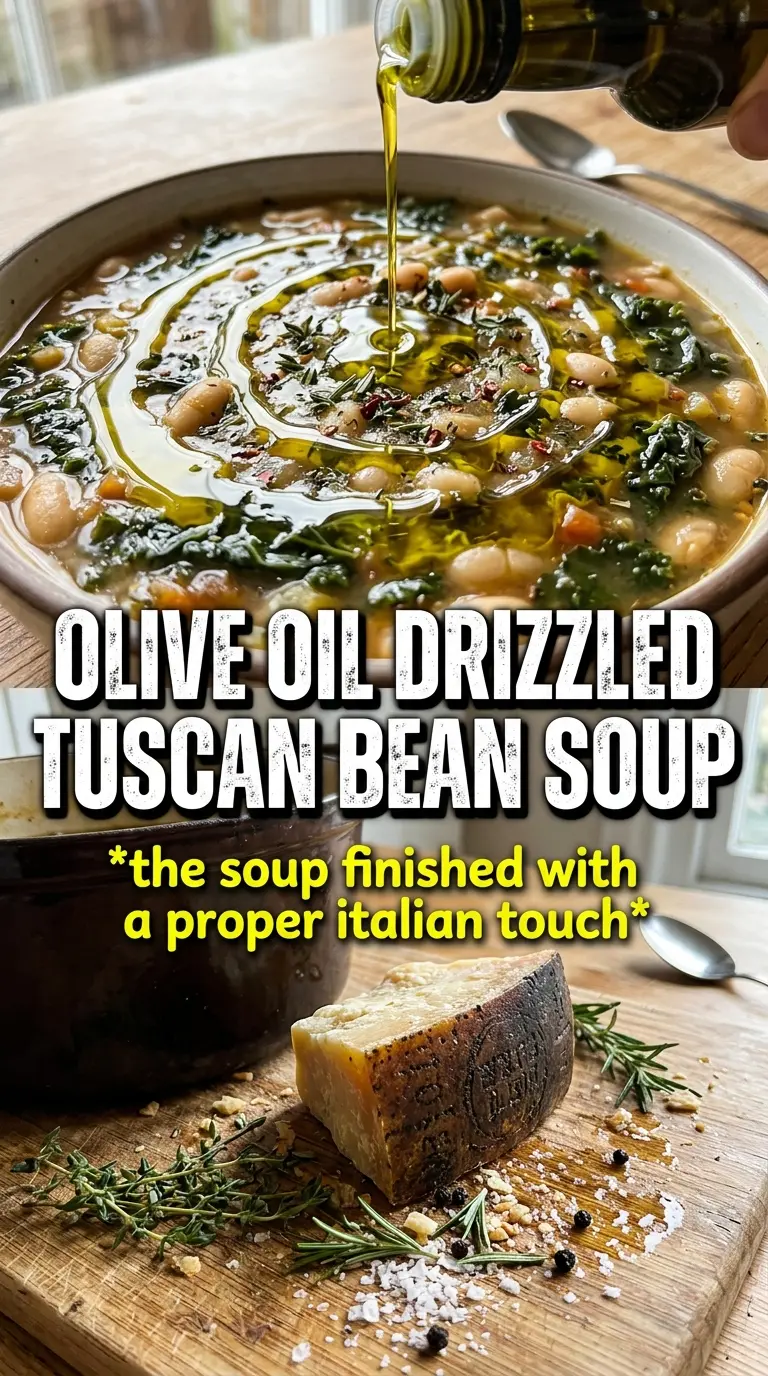 Tuscan white bean soup hearty rosemary kale