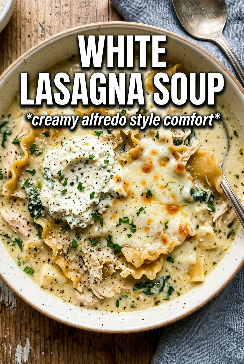 White Lasagna Soup