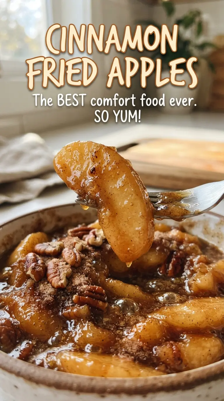 Cinnamon Fried Apples tender glossy