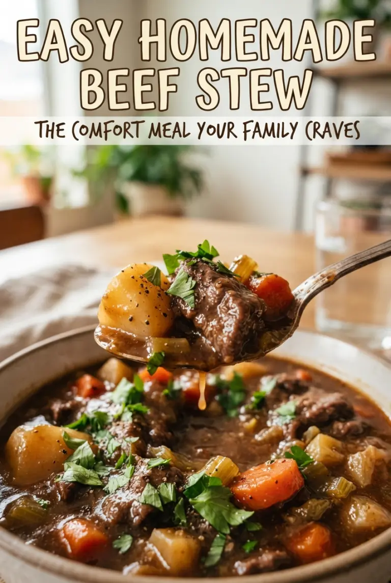 Easy Homemade Beef Stew