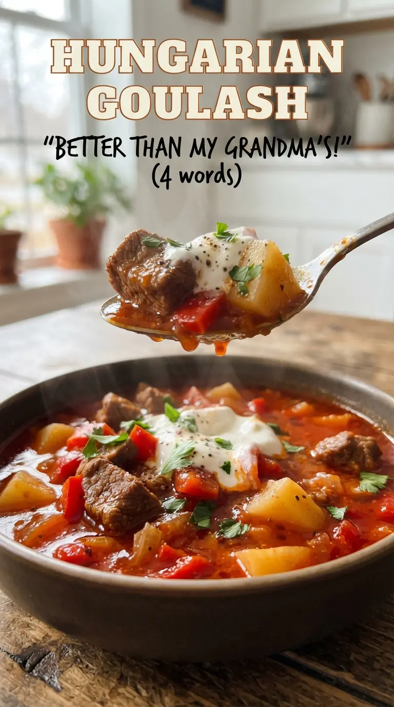 Hungarian Goulash paprika-rich beef stew