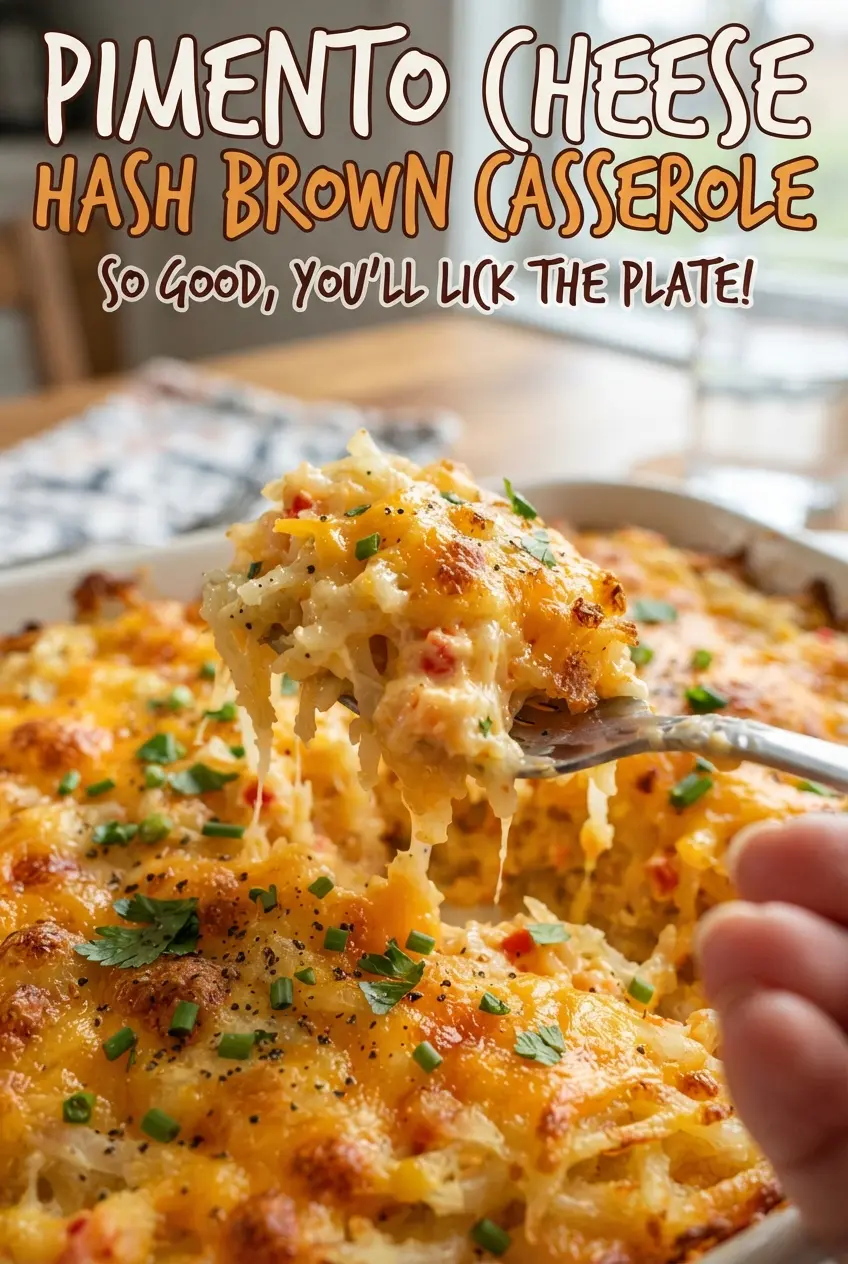 Pimento Cheese Hash Brown Casserole