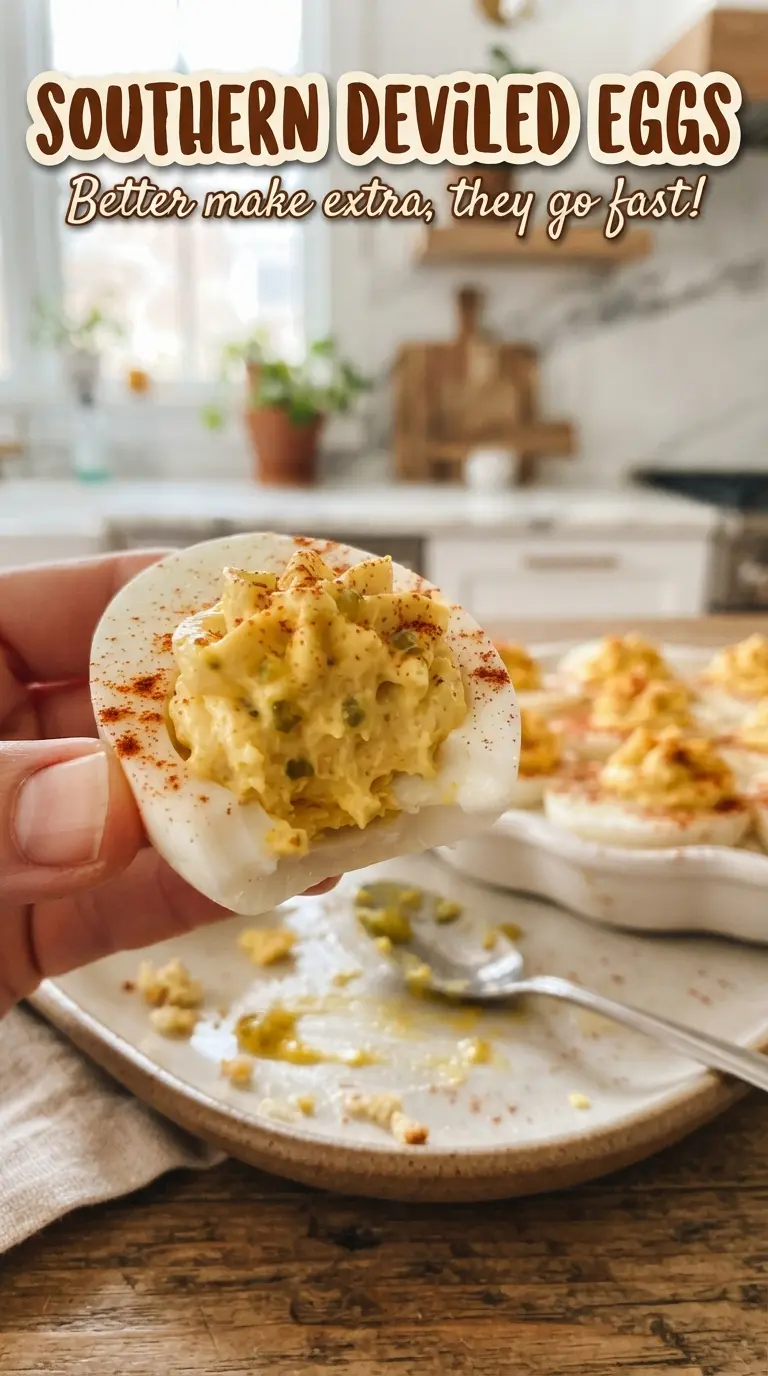 Southern Deviled Eggs creamy paprika chives